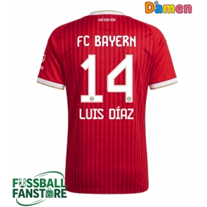 Bayern Munich Luis Diaz #14 Replik Heimtrikot Damen 2026-27 Kurzarm